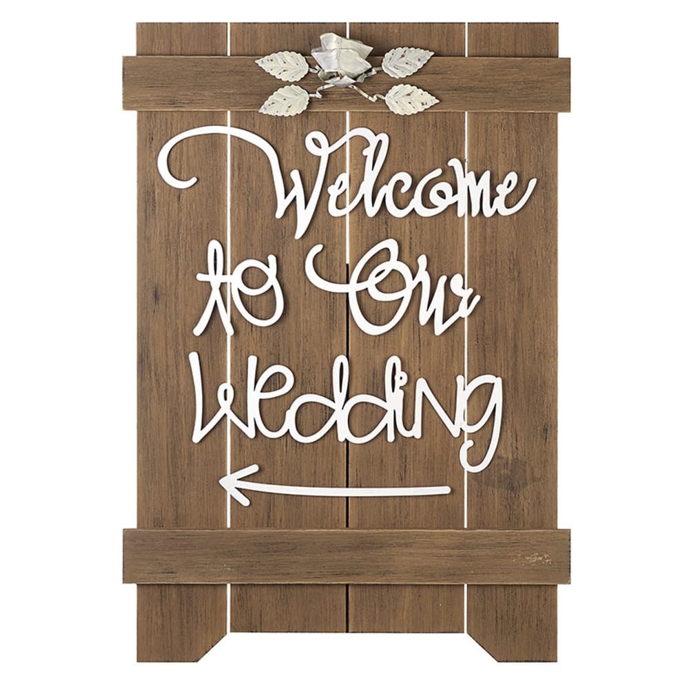 Welcome To The Wedding Sign
