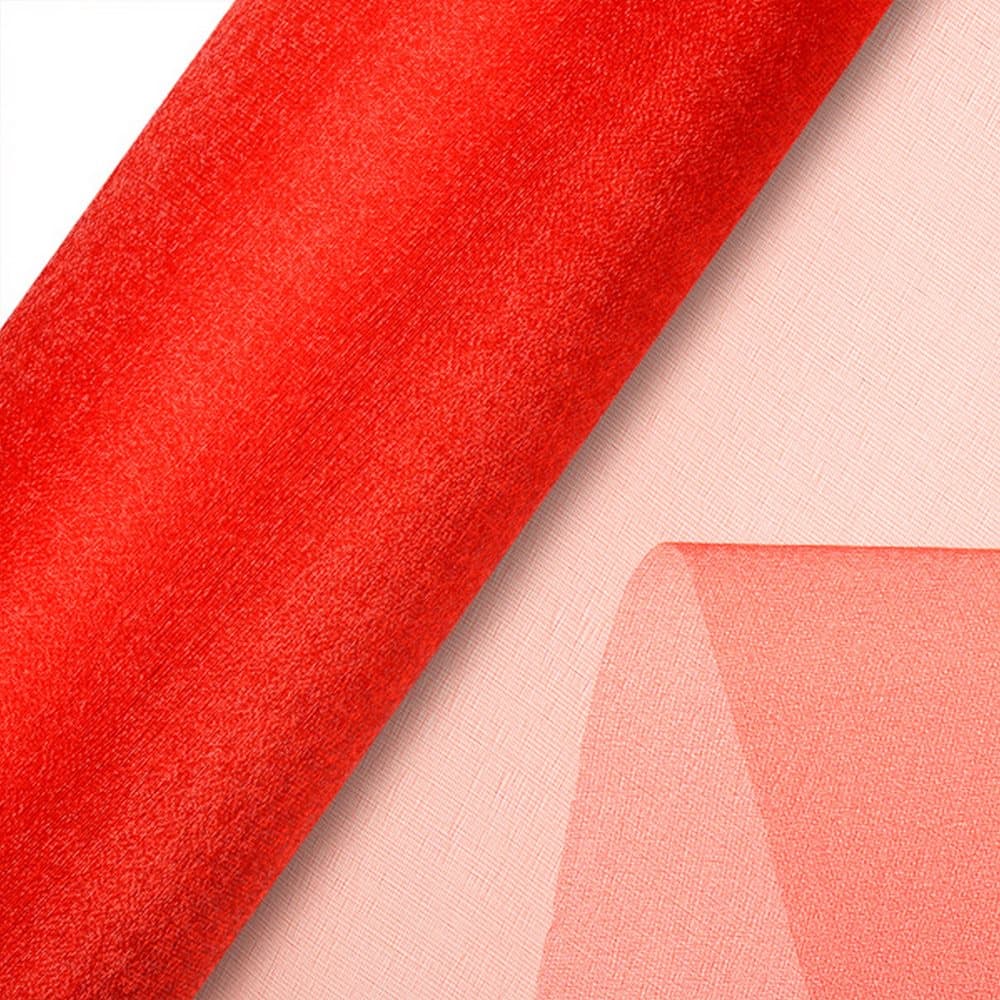 Club Green Organza 10 Metre Snow Sheer Roll