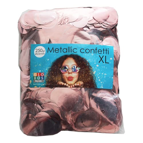 Konfetti Suuret Ruusukulta Metallinen