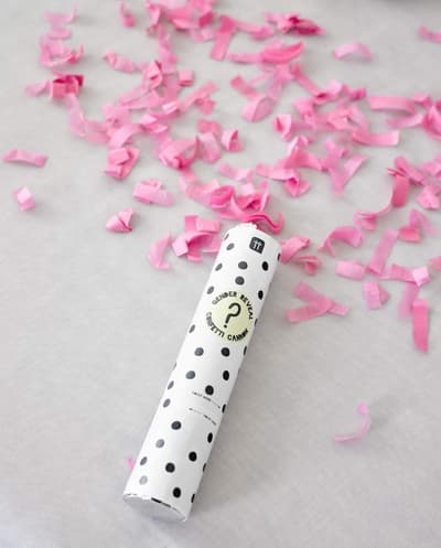 Gender Reveal Konfettikanon, Boy or Girl - Rosa