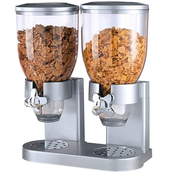 Dispenser for Frokostblanding - Sølv