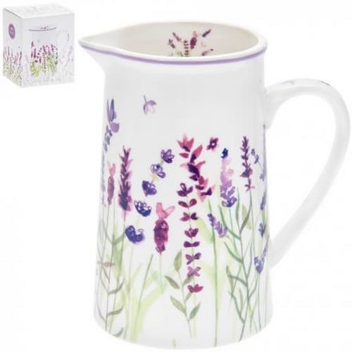 Ceramic Lavender Print Jug
