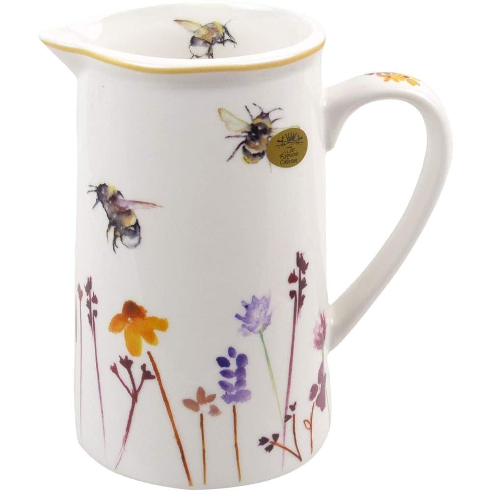 Busy Bees Wildflower Ceramic Jug