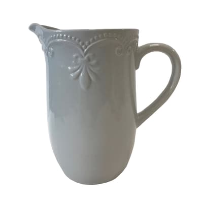 Jug with Inverted Fleur De Lys Design