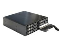 DeLOCK 5.25" Mobile Rack for 6 x 2.5? SATA HDD / SSD - Hållare för lagringsenheter - 2.5"