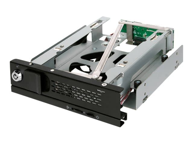 ICY Dock TurboSwap MB171SP-B - Förvaringsmobilrack med fläkt - 3.5" - svart