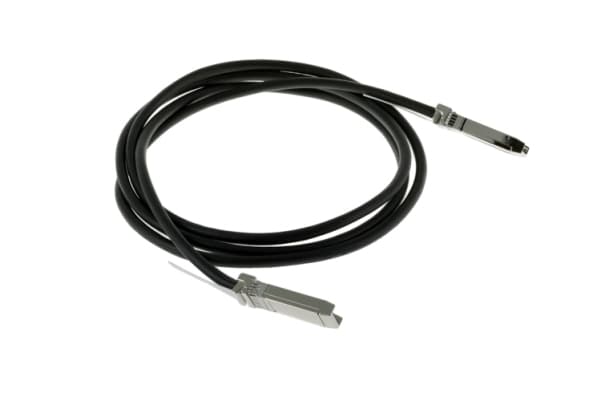 Allied Telesis AT-QSFP3CU, 3 m, QSFP+, QSFP+, Svart, 40 Gbit/s