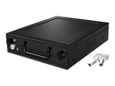 RaidSonic ICY BOX IB-148SSK-B - Förvaringsmobilrack med fläkt - 2,5 tum/3,5 tum delad - svart