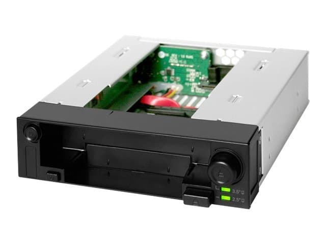 Cremax ICY Dock DuoSwap MB971SP-B - Hållare för lagringsenheter - 2.5", 3.5" - svart