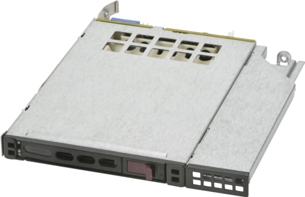 Supermicro MCP-220-81506-0N, 2.5", Carrier-panel, 2.5", Serial ATA III,Serial Attached SCSI (SAS), 9.5 mm, Svart, Metallisk