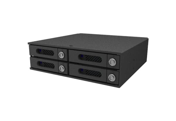 Raidon iT4300-U5, 1 vifter, 4 cm, JBOD, Svart, CE, FCC, 146 mm