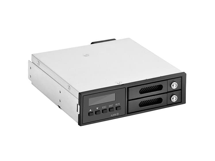 Silverstone FSR202, 15 mm, 1 fläkt/-ar, 4 cm, 6 Gbit/s, Svart, Vit, SGCC