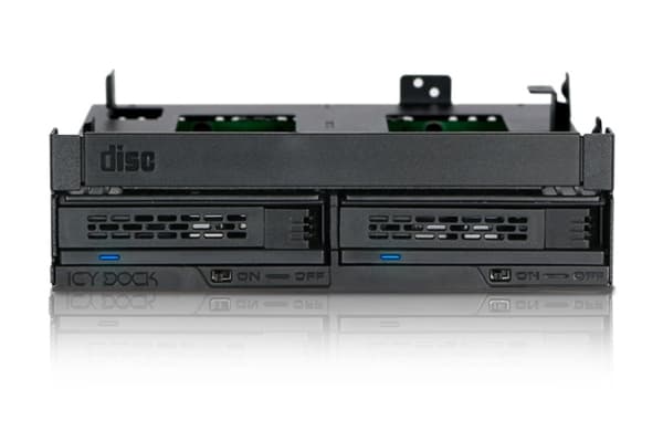 Icy Dock MB732SPO-B, 5,7,9.5,12.5,15 mm, 12 Gbit/s, Svart, Metall, Plast, CE, REACH, 145,8 mm