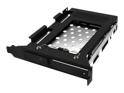 RaidSonic ICY BOX IB-2207StS - Förvaringsmobilrack - expansionskortplats till 2,5" - svart