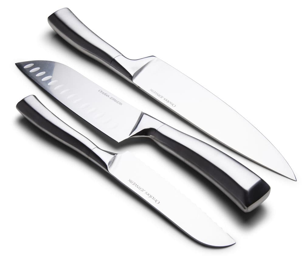 ORREFORS JERNVERK - 3-PACK KNIVES STÅL