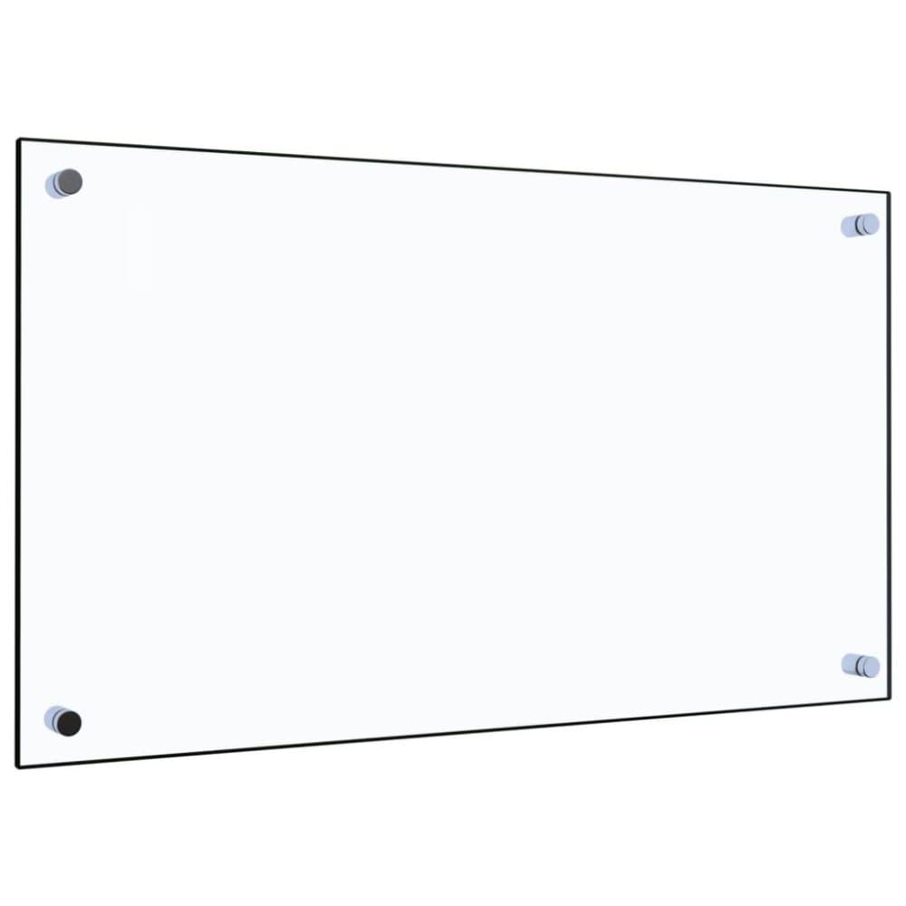 vidaXL Kjøkkenplate gjennomsiktig 70x40 cm herdet glass