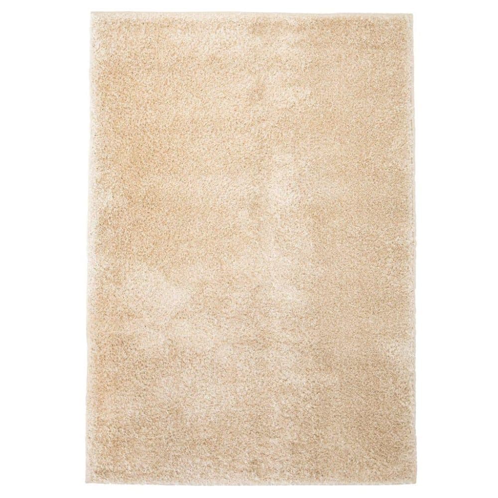 Shaggy-matta 80x150 cm beige