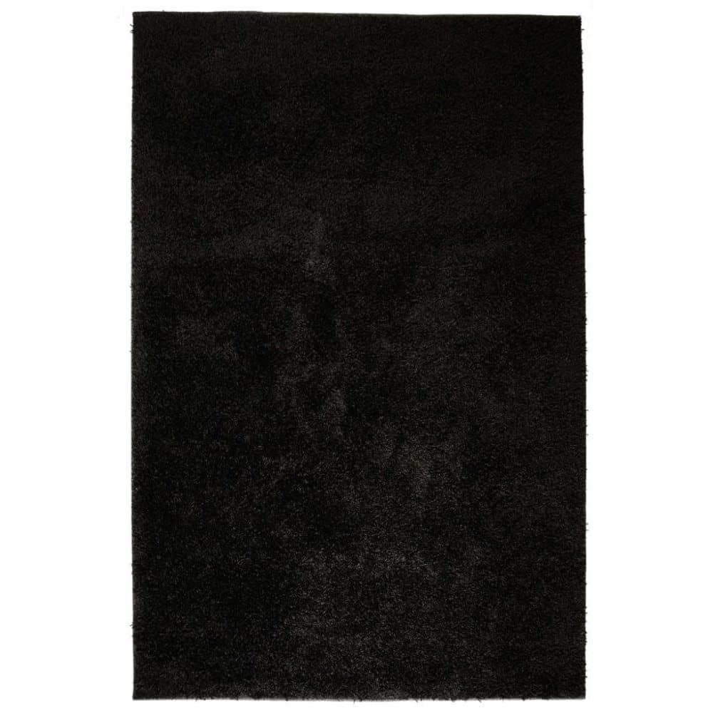 Shaggy-matta 120x170 cm svart