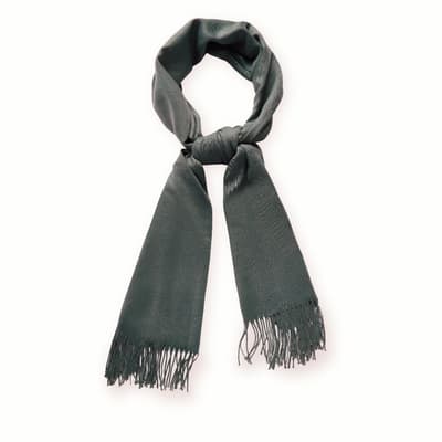 Cashmere Scarf Huivi Tummanharmaa