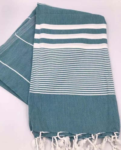 Dahlia lightweight Multi användning %100 bomull grön scarf