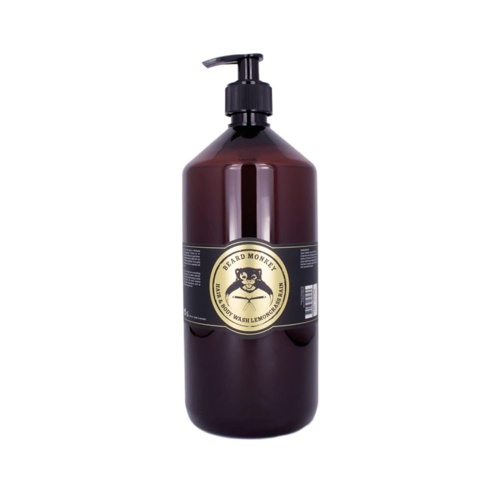 Beard Monkey Hair & body Shampoo Lemongrass 1000ml