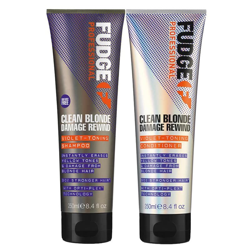 Fudge Clean Blonde Damage Rewind Violet Duo Schampo + Conditioner 250ml