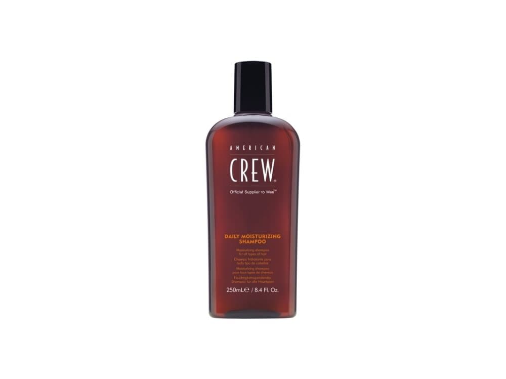 American Crew Daily Moisturizng, Menn, Sjampo, Alle hårtyper, 250 ml, Fuktighets krem, Flaske