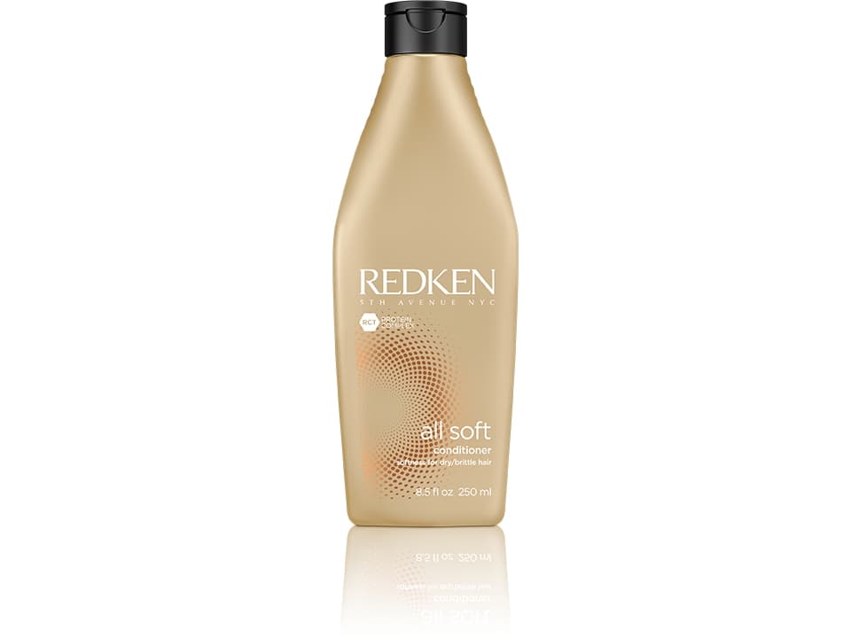 Redken ALL SOFT, Kvinner, 250 ml, Uprofesjonell hårbalsam, Sprøtt hår, Tørt hår, Svart, Blond, Brun, Chestnut colour, Grå, Rød, Hvit, Fuktighets krem