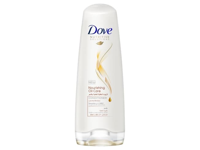 Dove Nourishing Oil Care 200ml, Kvinner, 200 ml, Uprofesjonell hårbalsam, Tørt hår, Anti-frizz, Utjevning, Flaske
