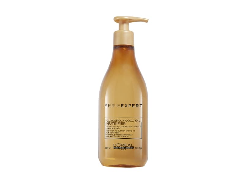 L’Oréal Paris (public) Nutrifier, Kvinner, Profesjonell, Sjampo, Tørt hår, Normalt hår, 500 ml, Shine (lys), Mykgjører