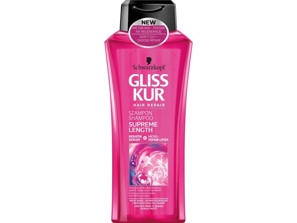 Schwarzkopf Gliss Kur Hair Repair Supreme Length shampoo for long hair 250ml
