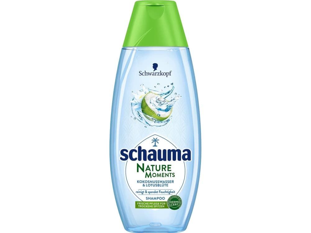 Schwarzkopf Schauma Nature Moments shampoo for dry hair coconut water and lotus flower 400ml