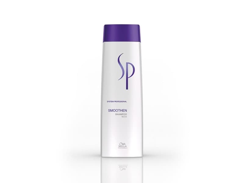 Wella SP Smoothen, Kvinner, Profesjonell, Sjampo, Uregjerlig hår, Svart, Blond, Brun, Rød, 250 ml