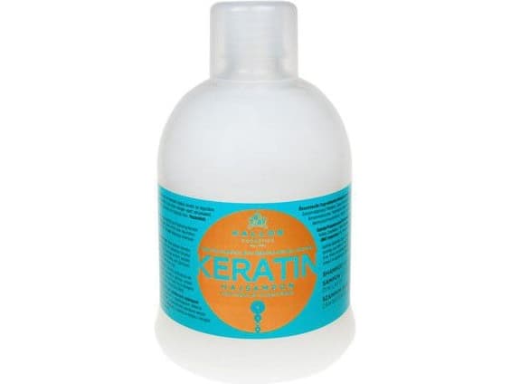 Kallos Keratin, Kvinner, Profesjonell, Sjampo, Skadet hår, Tørt hår, 1000 ml