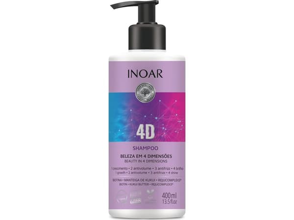 Inoar 4 Dimensional Hair Shampoo INOAR 4D Shampoo 400 ml