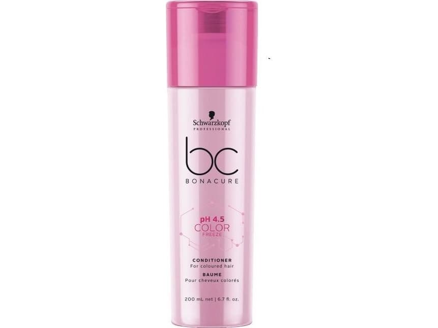 Schwarzkopf BC Bonacure pH 4.5 Color Freeze, Kvinner, 200 ml, Farget hår, Svart, Blond, Brun, Chestnut colour, Rød, Farge beskyttelse, Shine (lys), F