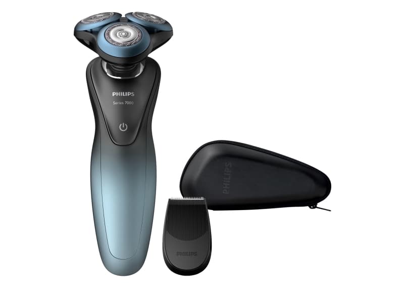 Philips SHAVER Series 7000 SkinGlideringar till rakapparat för våt- och torrakning, Roterande rakhuvud, GentlePrecision Blades, 10 m, GroomTribe, SH