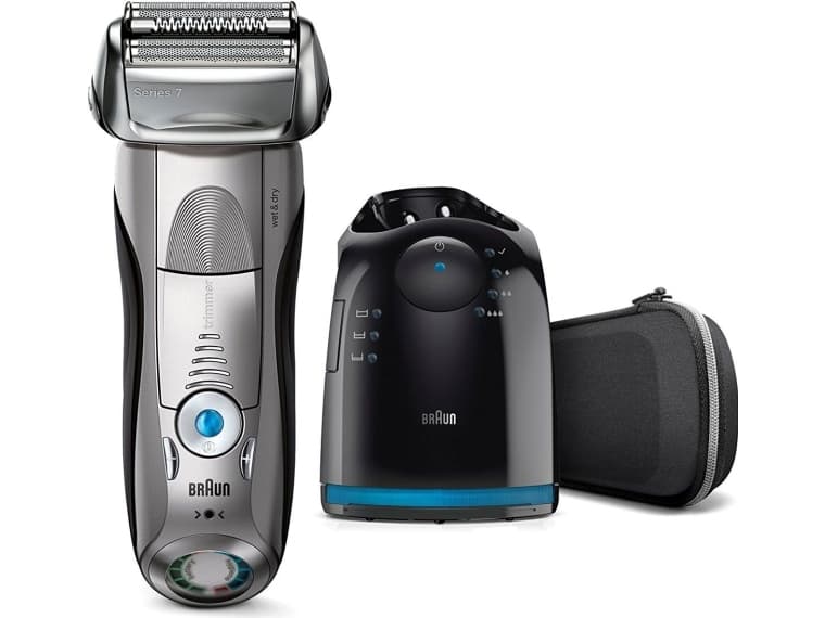 Braun Series 7 7898cc Wet&Dry, Barberingsmaskin, Sølv, Batteri, 100-240 V, 157 mm, 157 mm