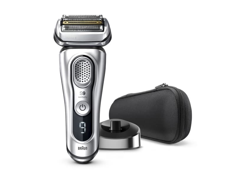 Braun Series 9 9330s, Folierakapparat, OptiFoil, Silver, Plast, Batteri, Litium-Ion (Li-Ion)