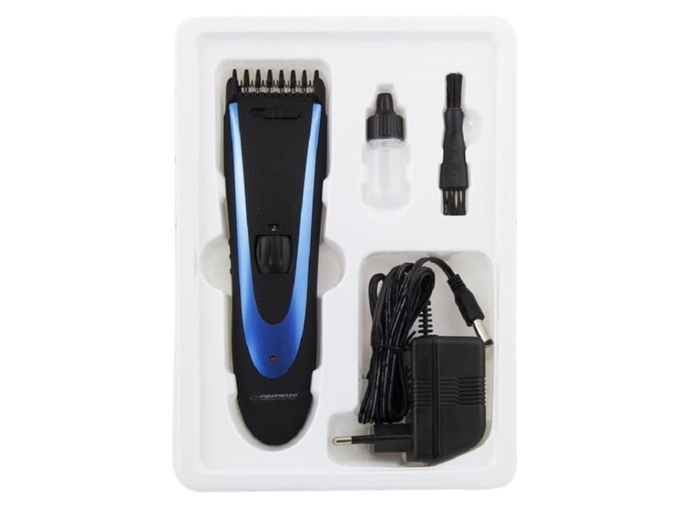 ESPERANZA EBC004 - 5901299932032 ESPERANZA EBC004 APOLLO - Hair clippers BLACK-BLUE (1,5mm-24mm)