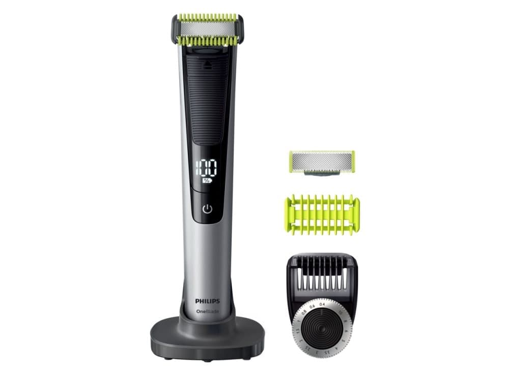 Philips OneBlade Pro QP6620 Face + Body - Trimmer - trådløs - black/blade silver