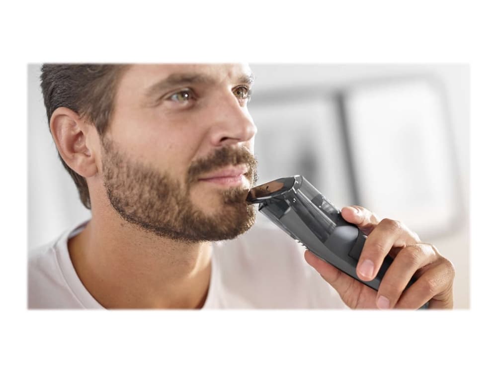Philips BeardTrimmer Series 7000 BT7510 - Trimmer - sladdlös - grafit