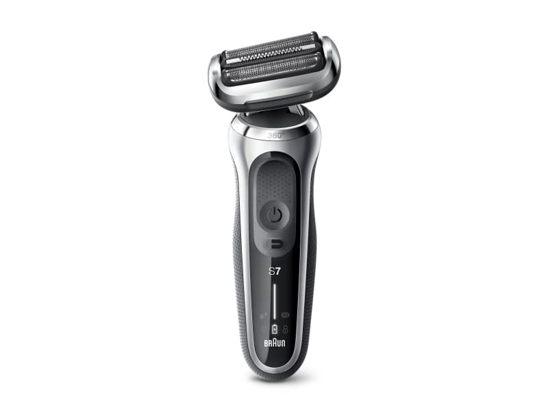 Braun Series 7 70-S1000s, Foil shaver, Silver, LED, Battery, Lithium-Ion (Li-Ion), Built-in battery