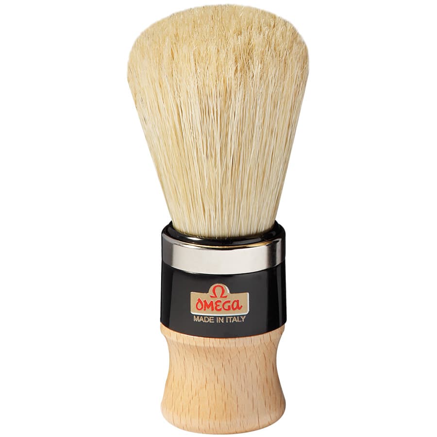 Omega Prof. Wooden Shaving Brush