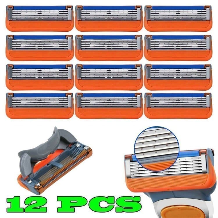 12 st ProGlide Ersättnings Rakblad För Gillette Fusion Män