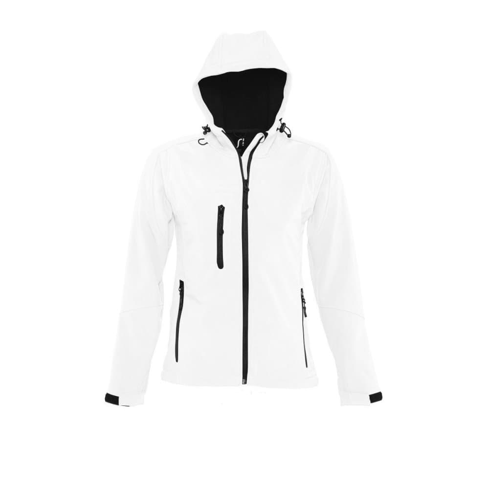 SOLS Dam / Damer Replay Hooded Soft Shell Jacka (andas, vindtätt och vattentålig)
