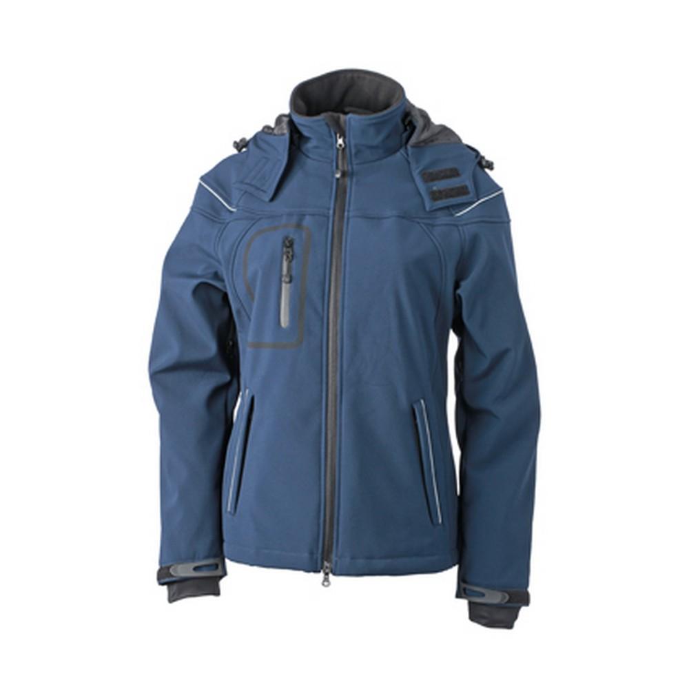 James and Nicholson Dam Vinter Softshell Jacka för damer, Navy James and Nicholson Dam Vinter Softshell Jacka för damer, Navy
