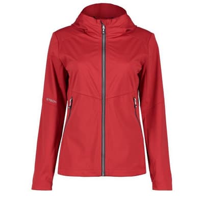 ID Womens/Ladies Lightweight Tight Fitting Soft Shell Jacket