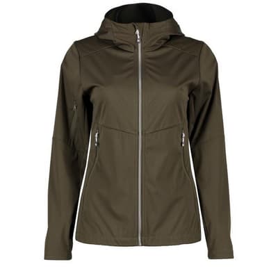 ID Womens/Ladies Lightweight Tight Fitting Soft Shell Jacket