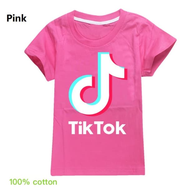 Tik Tok T- Shirt Kortärmad -4 Färger  Storlek 140-170